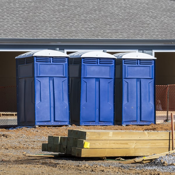 is there a specific order in which to place multiple porta potties in Scotland GA